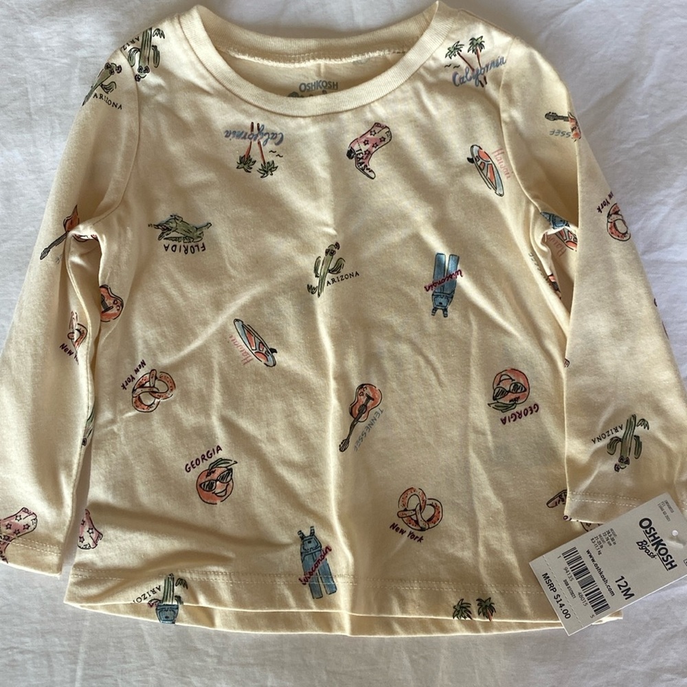 NWT Oshkosh 12M Shirt